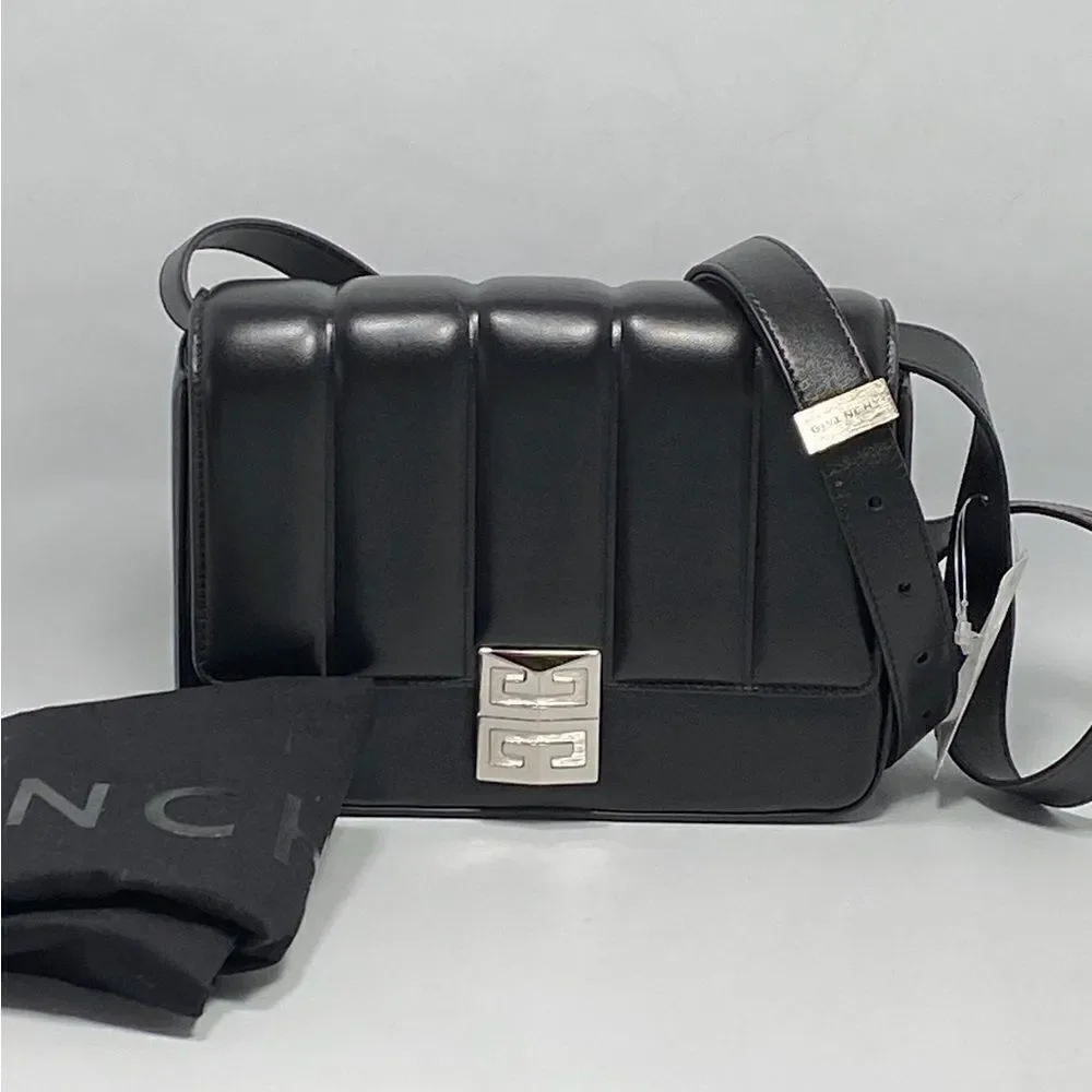 Givenchy Medium 4G Quilted Crossbody Bag in Lambskin Leather